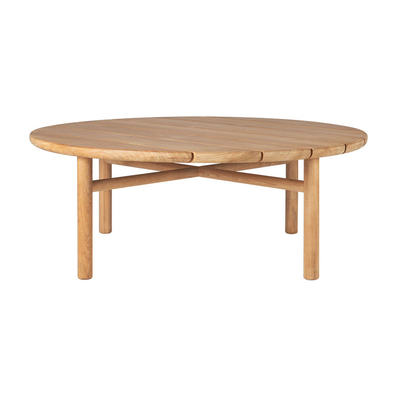 Ethnicraft - Coffee Table Quatro - Natural Wood - Solid Teak - Designer Design Studio