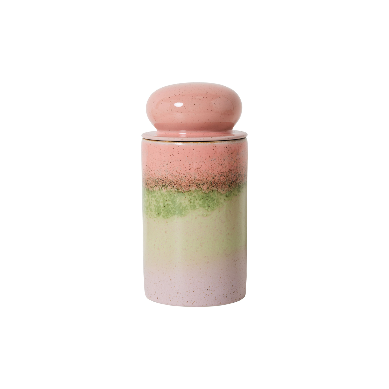 HK LIVING - Bocal 70s ceramics - Rose - Grès émaillé