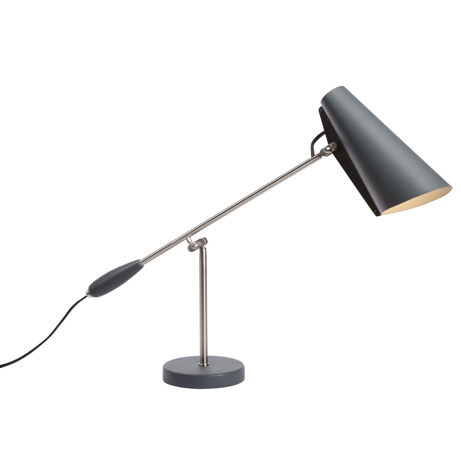 Northern Grey - Table Lamp Birdy - Painted Aluminium - Designer Birger Dahl