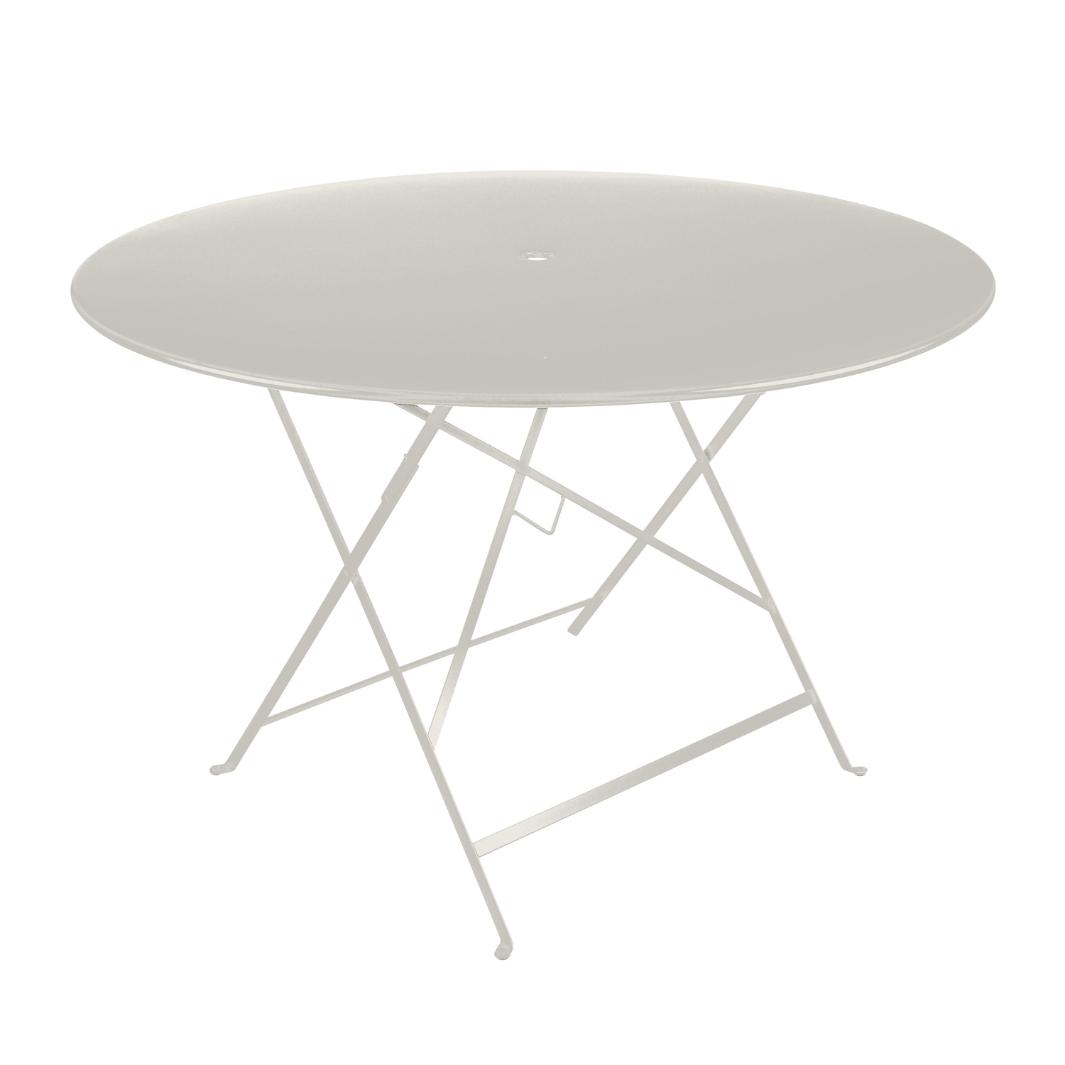 Fermob Grey - Round Table Bistro - Lacquered Steel - Designer Studio