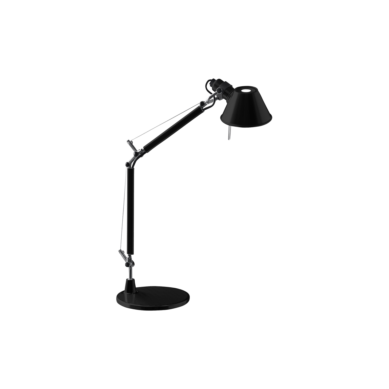 Artemide Black - Desk Lamp Tolomeo - Aluminium - Designer Michele De Lucchi