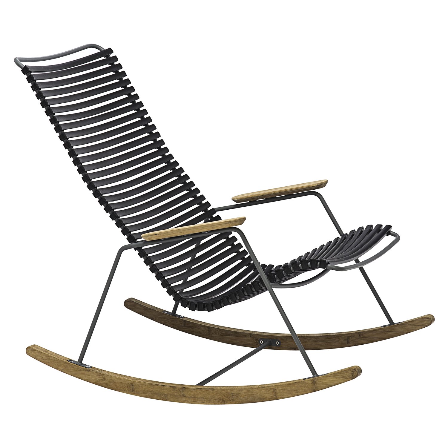 Houe Black - Rocking Chair Click - Powder Coated Steel - Designer Henrik Pedersen