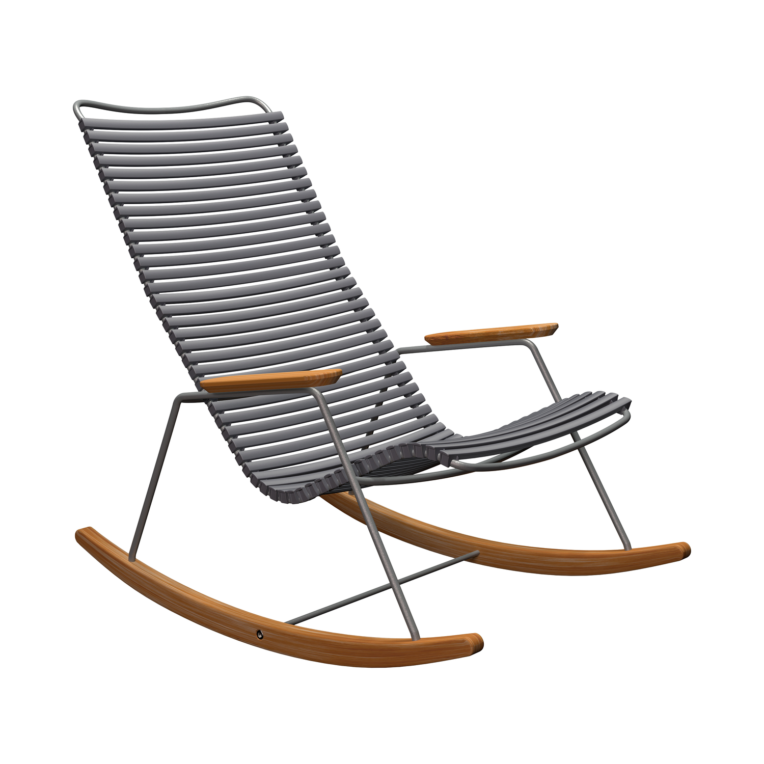 Houe Grey - Rocking Chair Click - Powder Coated Steel - Designer Henrik Pedersen