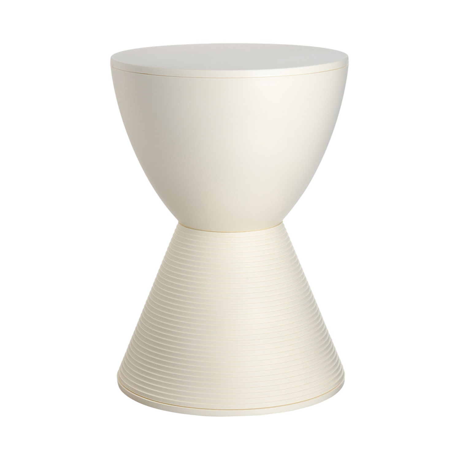 Kartell White - Stool - Polypropylene - Designer Philippe Starck