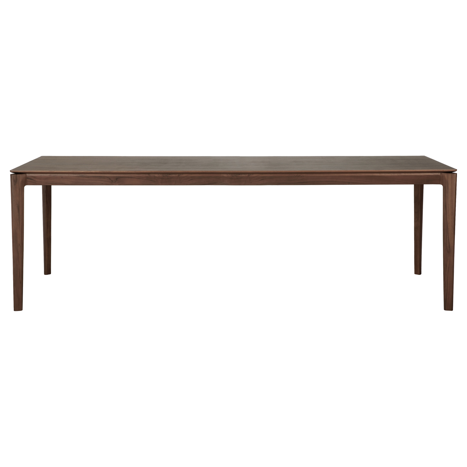 Ethnicraft Brown - Rectangular Table Bok - Stained Solid Teak - Designer Alain Van Havre