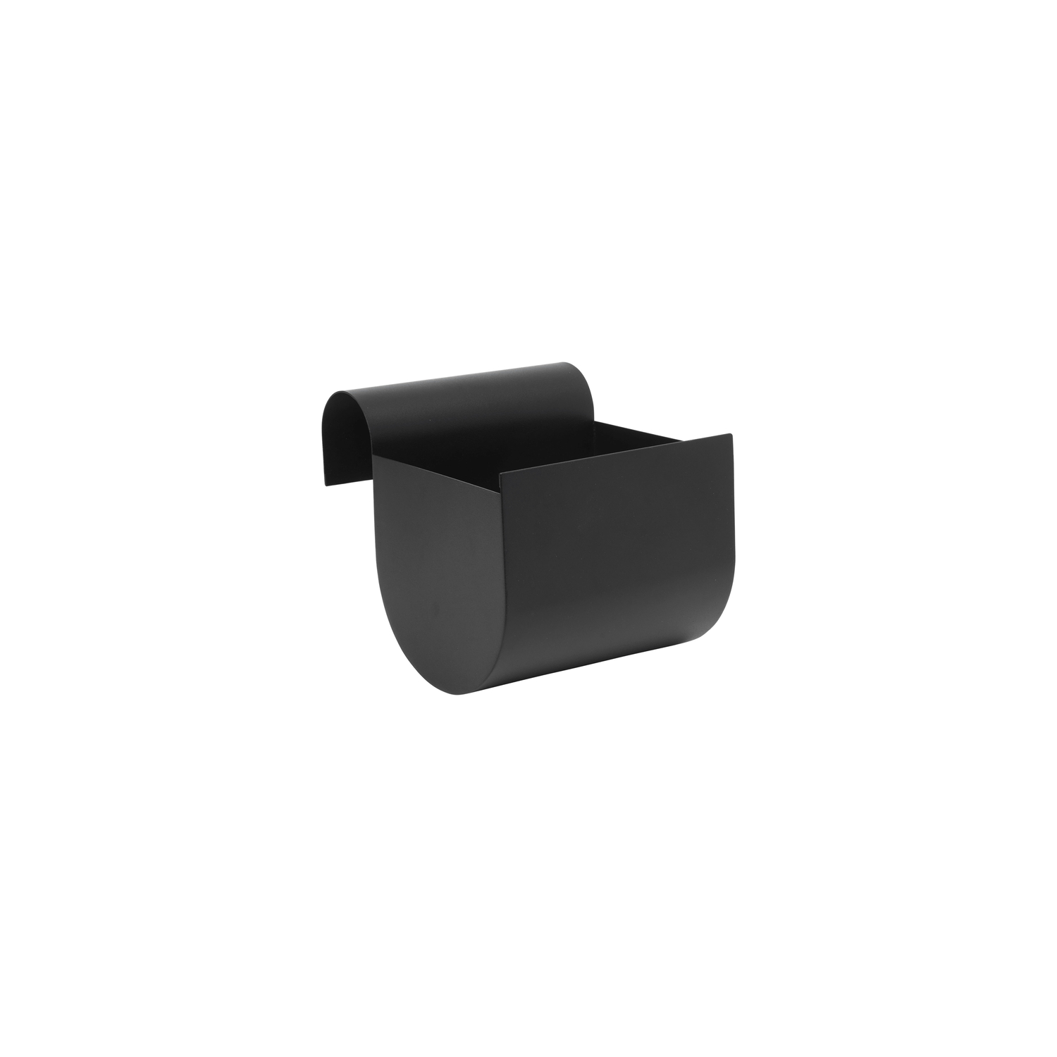 Ferm Living - Hängender Pflanzentopf Uma - Schwarz - Stahl