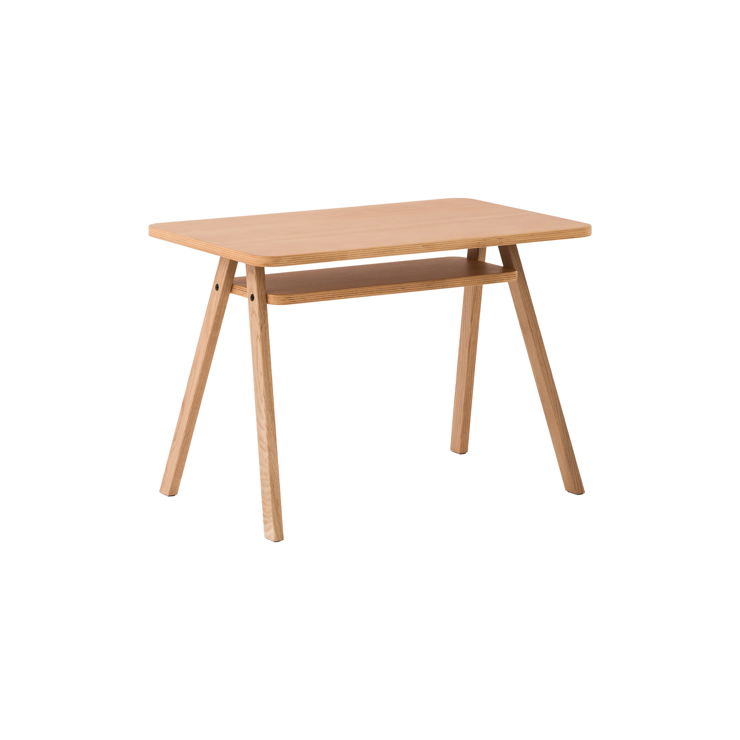 Nobodinoz Green - Children's Desk Growing - Natural Wood - Solid Oak - Designer Marc Venot