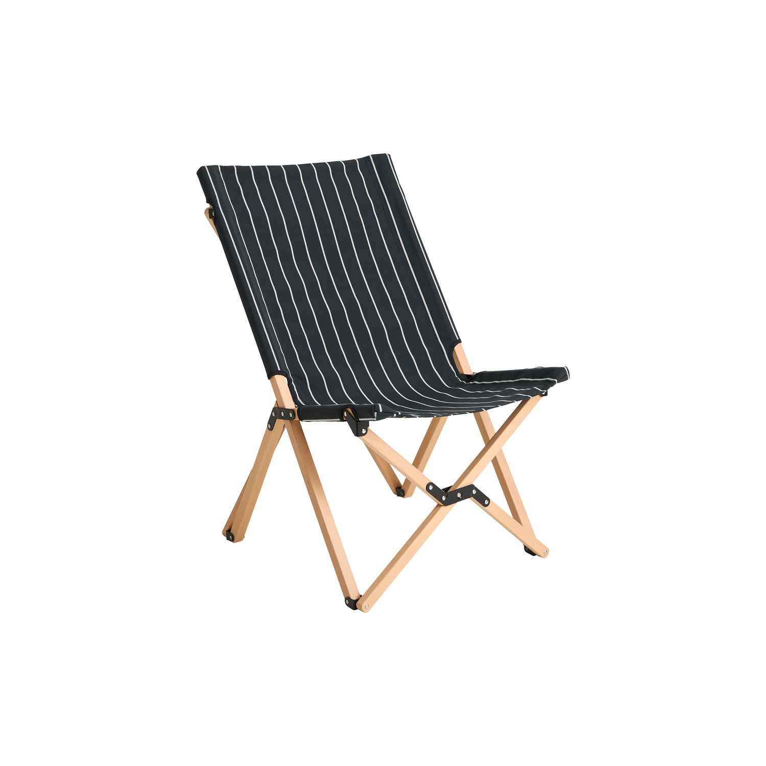 Hay Black - Folding Armchair Outdoor Market - Fsc-Certified Beech - Designer Jasper Morrison