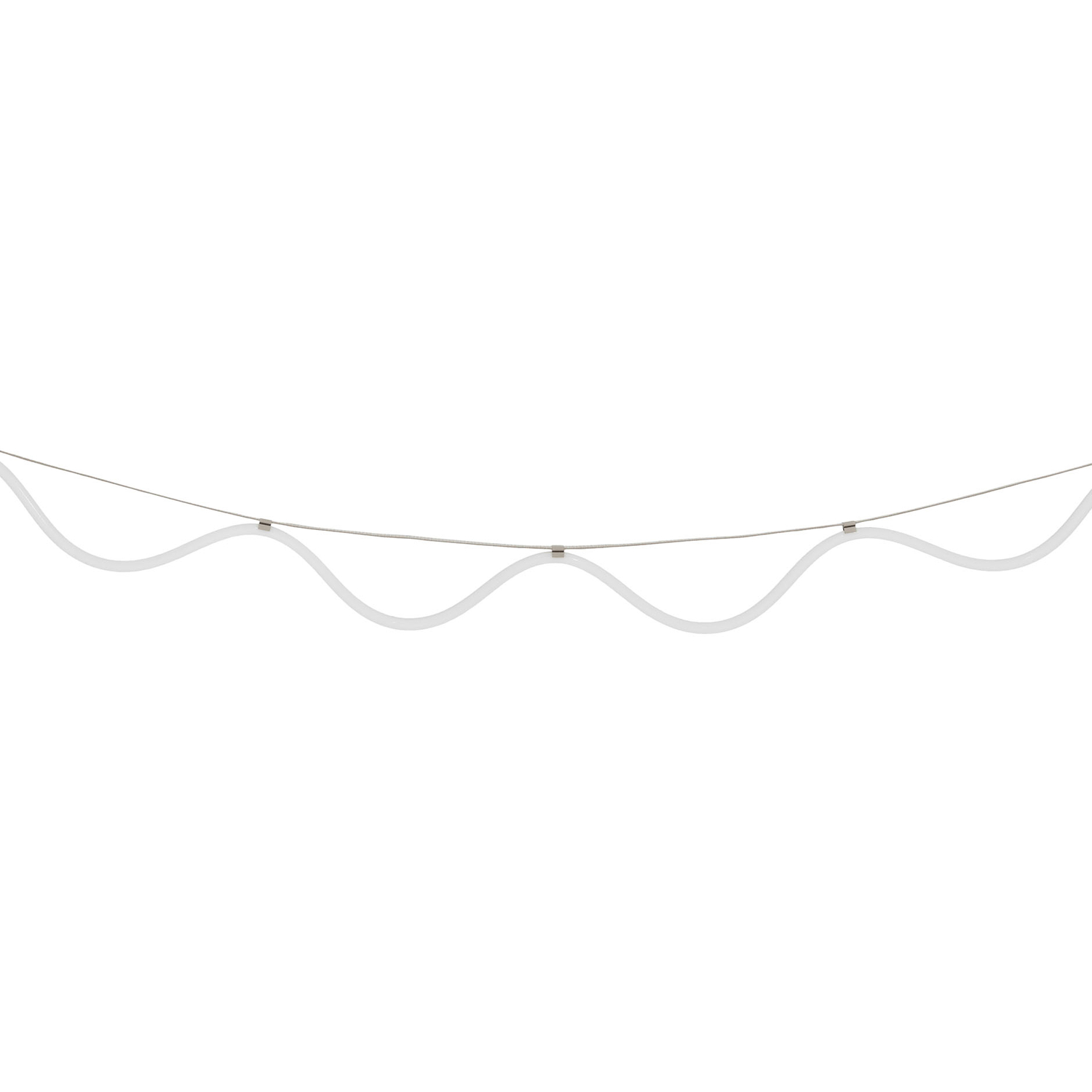 Petite Friture - Guirlande lumineuse extérieur Spline - Bleu - Polyester - Designer David Derksen