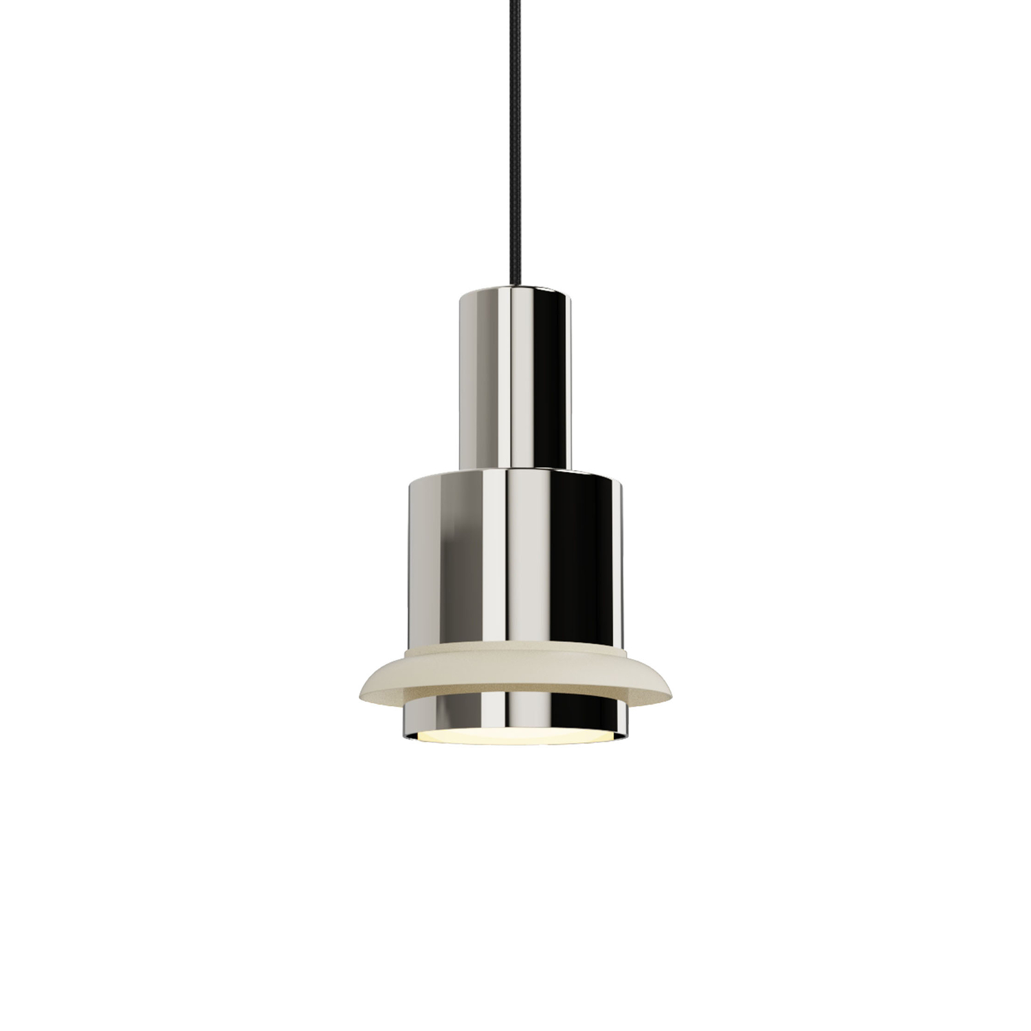 Dcw Éditions Silver - Pendant Chaumont - Steel - Designer Marc Held