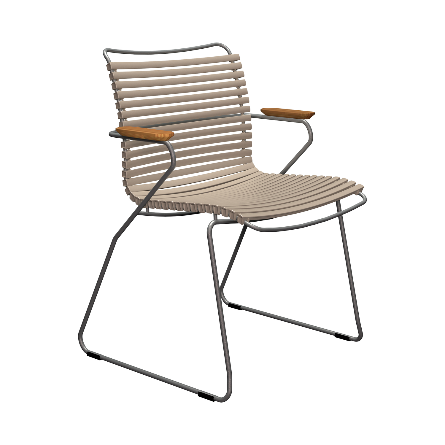 Houe Beige - Armchair Click - Powder Coated Steel - Designer Henrik Pedersen