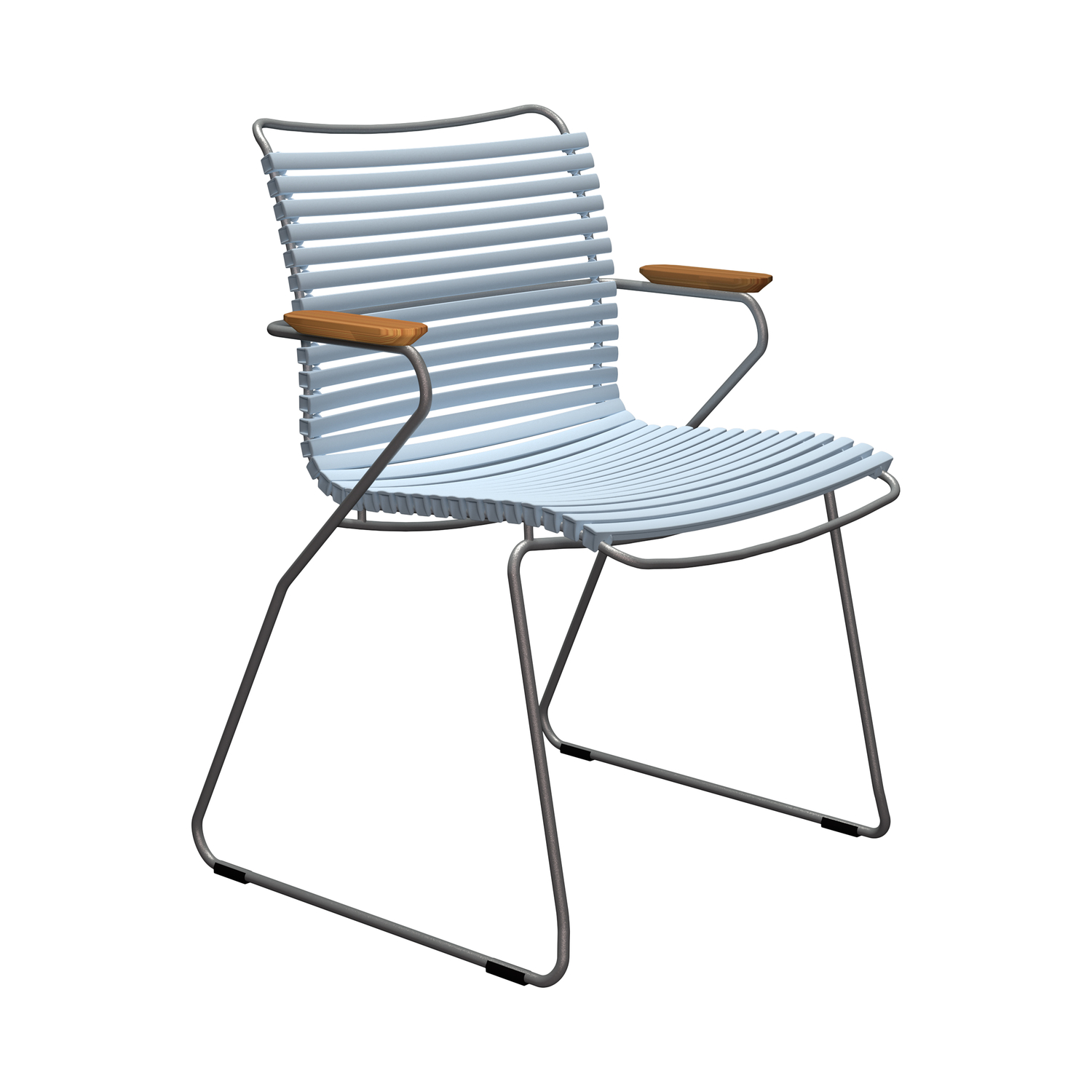 Houe Blue - Armchair Click - Powder Coated Steel - Designer Henrik Pedersen