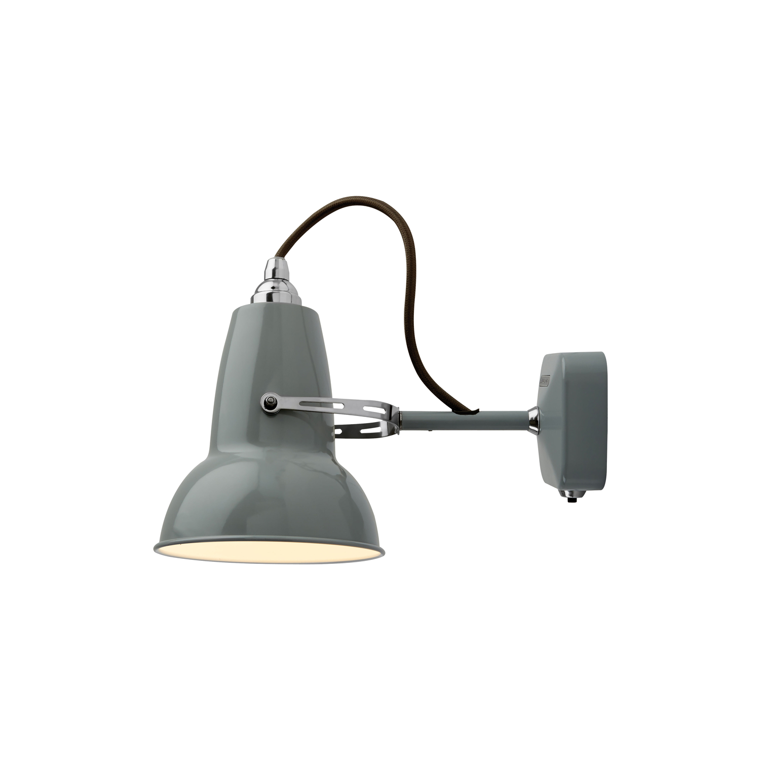 Anglepoise Light/Grey - Wall Original 1227 - Cast Aluminium - Designer George Carwardine