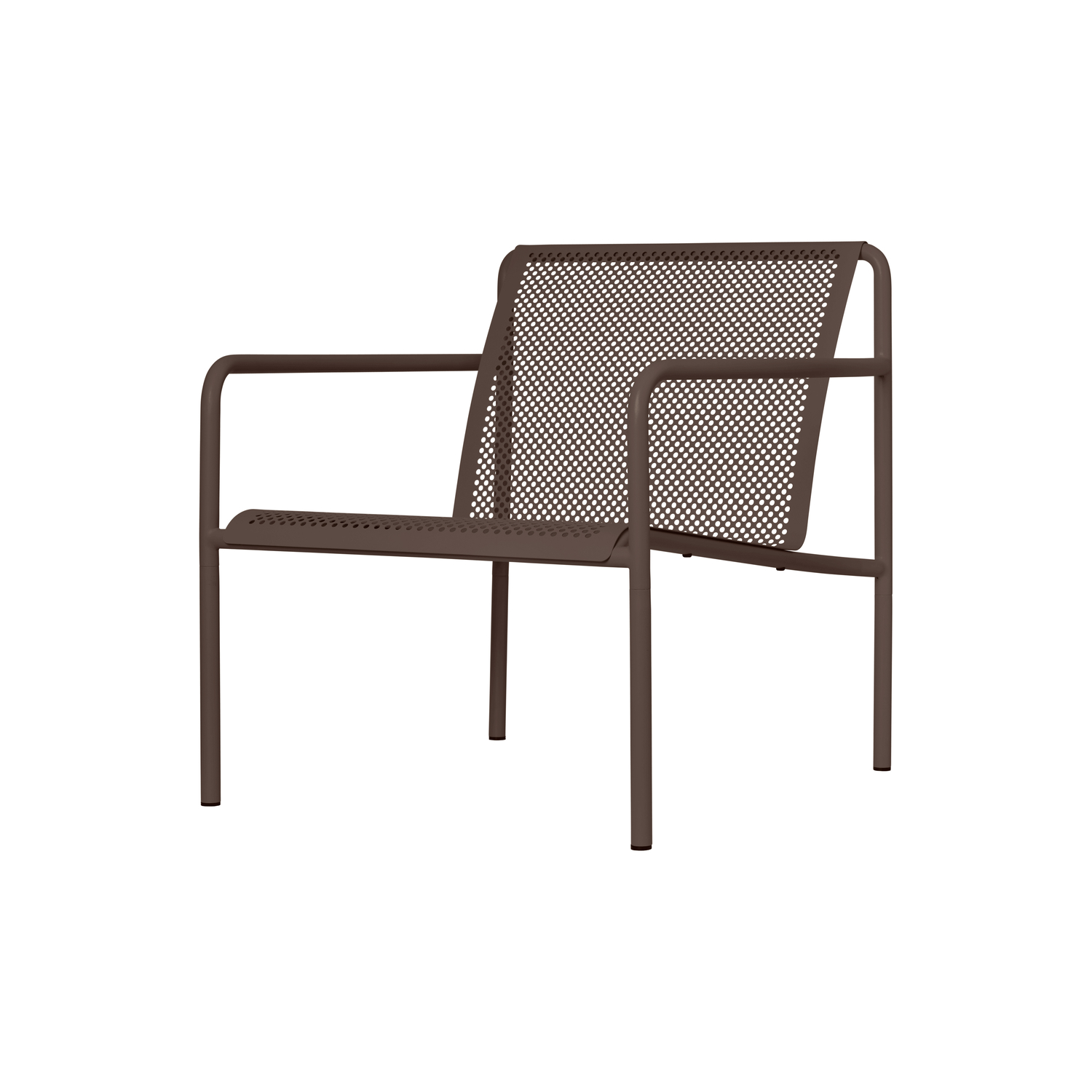 Ferm Living Brown - Low Armchair Dapple - Galvanised Powder-Coated Steel - Designer Says Who