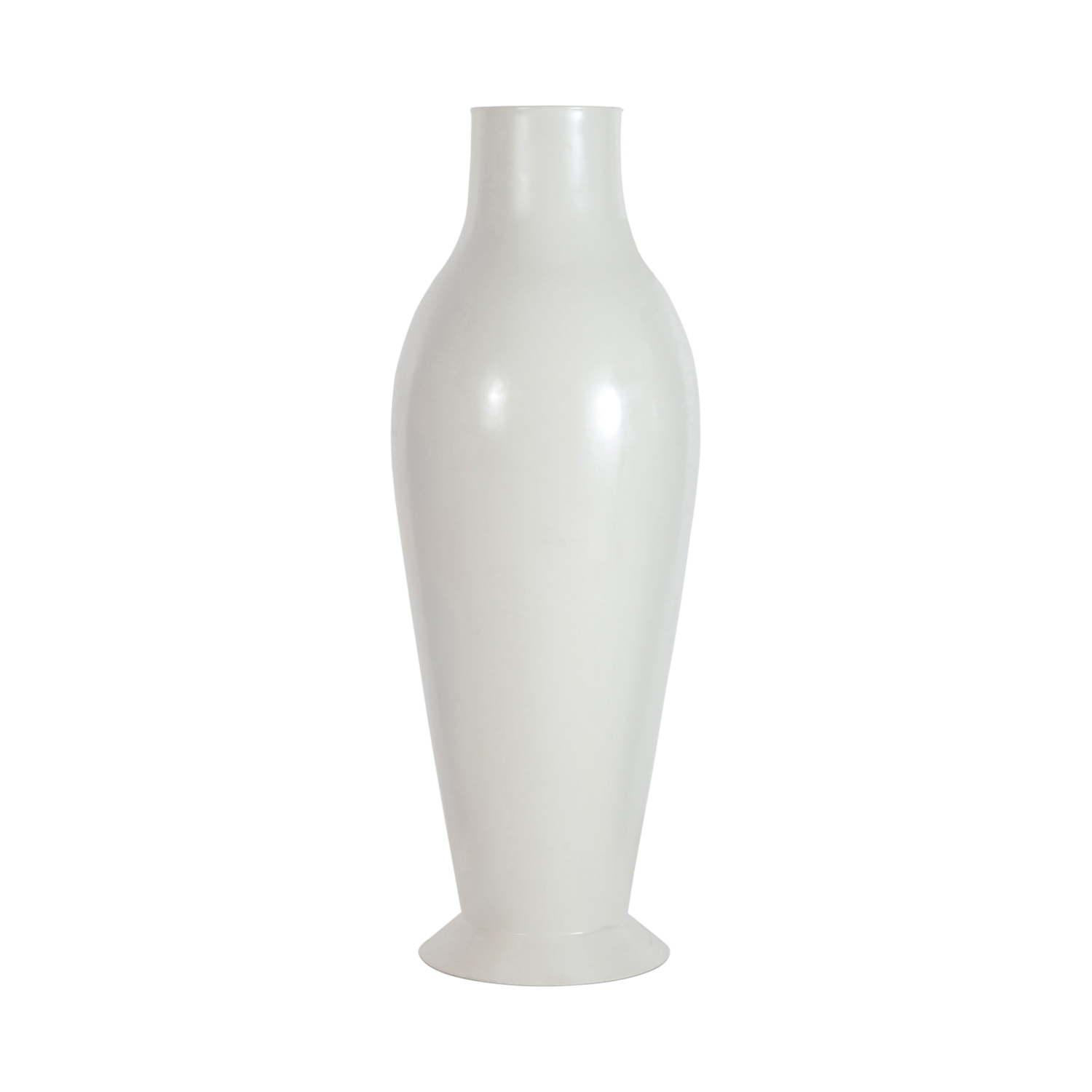 Kartell White - Flowerpot - Polycarbonate - Designer Philippe Starck