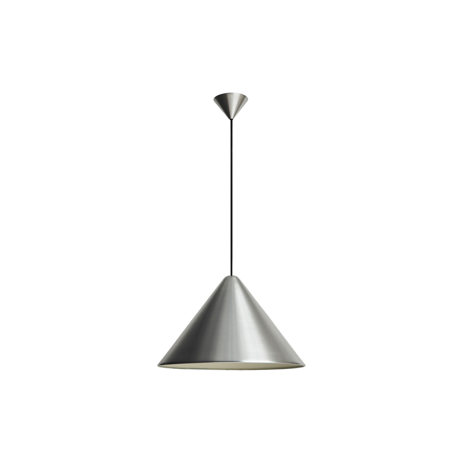 Hay Black/Light/White - Pendant Compass - Metal - Brushed Aluminium - Designer Julien Renault