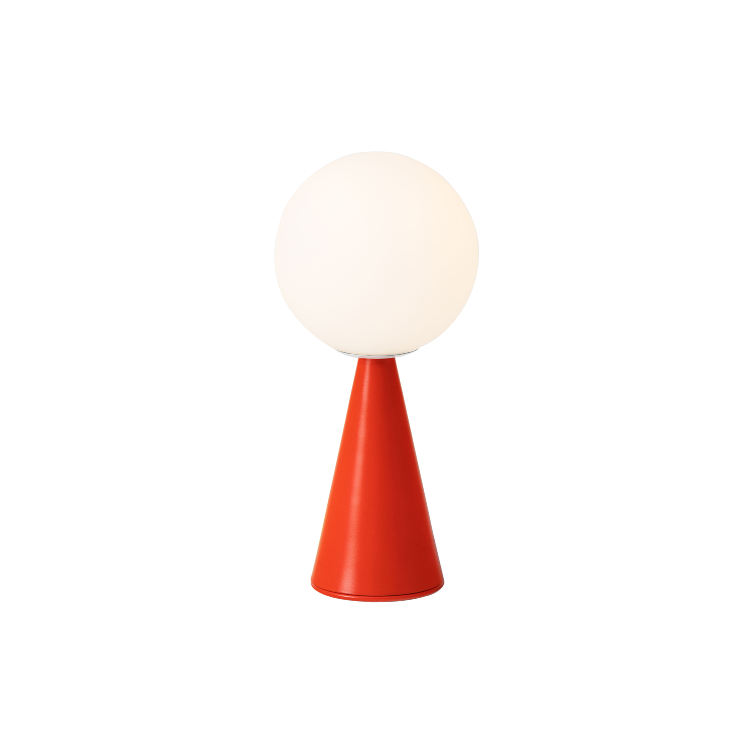 Fontana Arte Red - Table Lamp Bilia - Satin Blown Glass - Designer Gio Ponti