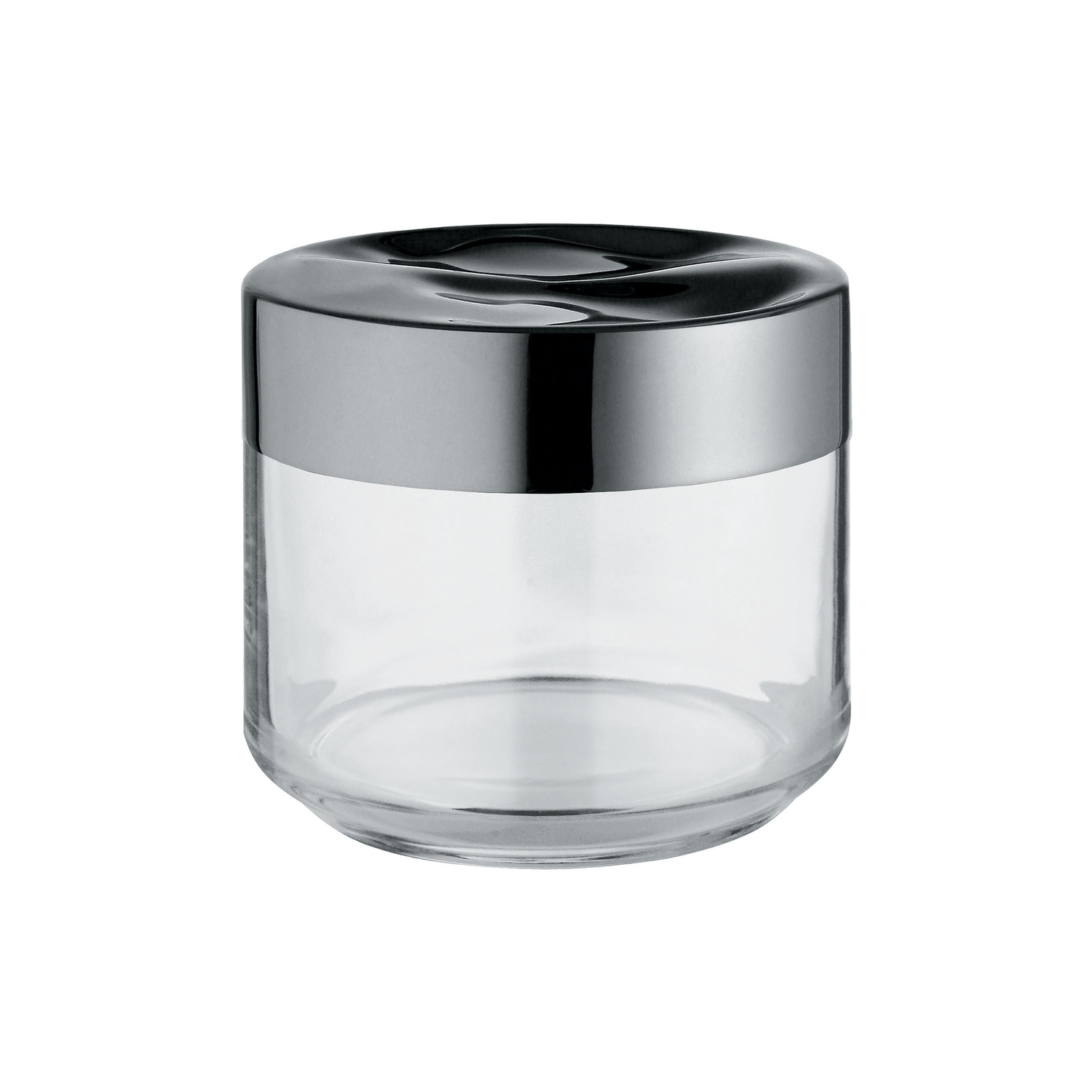 Alessi Unisex Transparent - Airtight Jar Julieta - Stainless Steel - Designer Lluis Clotet