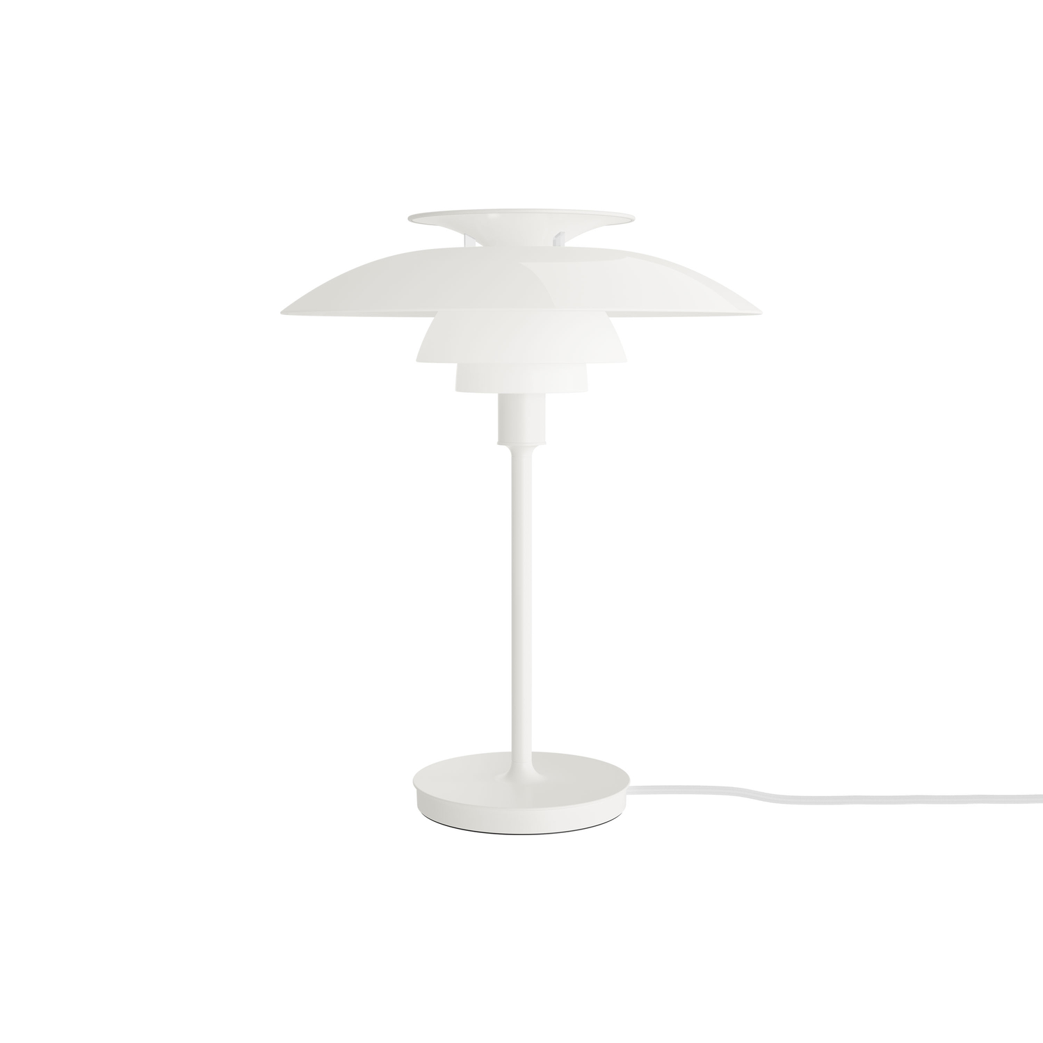 Louis Poulsen White - Table Lamp Ph - Opal Acrylique - Designer Poul Henningsen