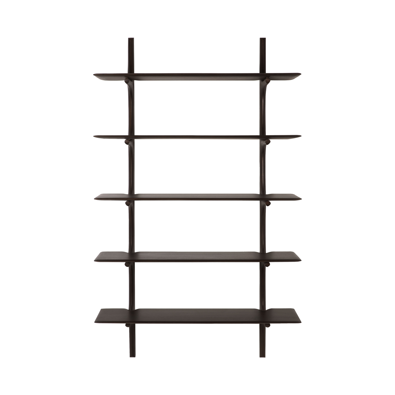 Ethnicraft - Shelf PI - Brown - Stained solid mahogany - Designer Alain van Havre