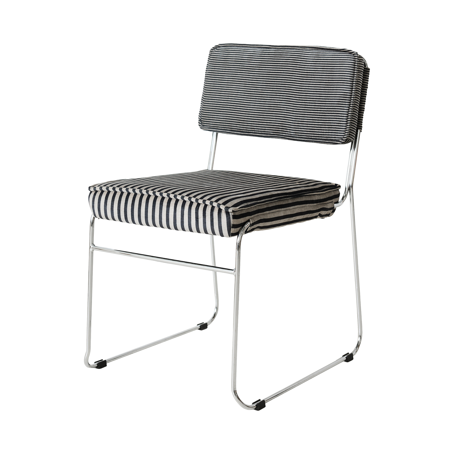 HK LIVING - Chaise rembourrée Endless - Noir - Mousse