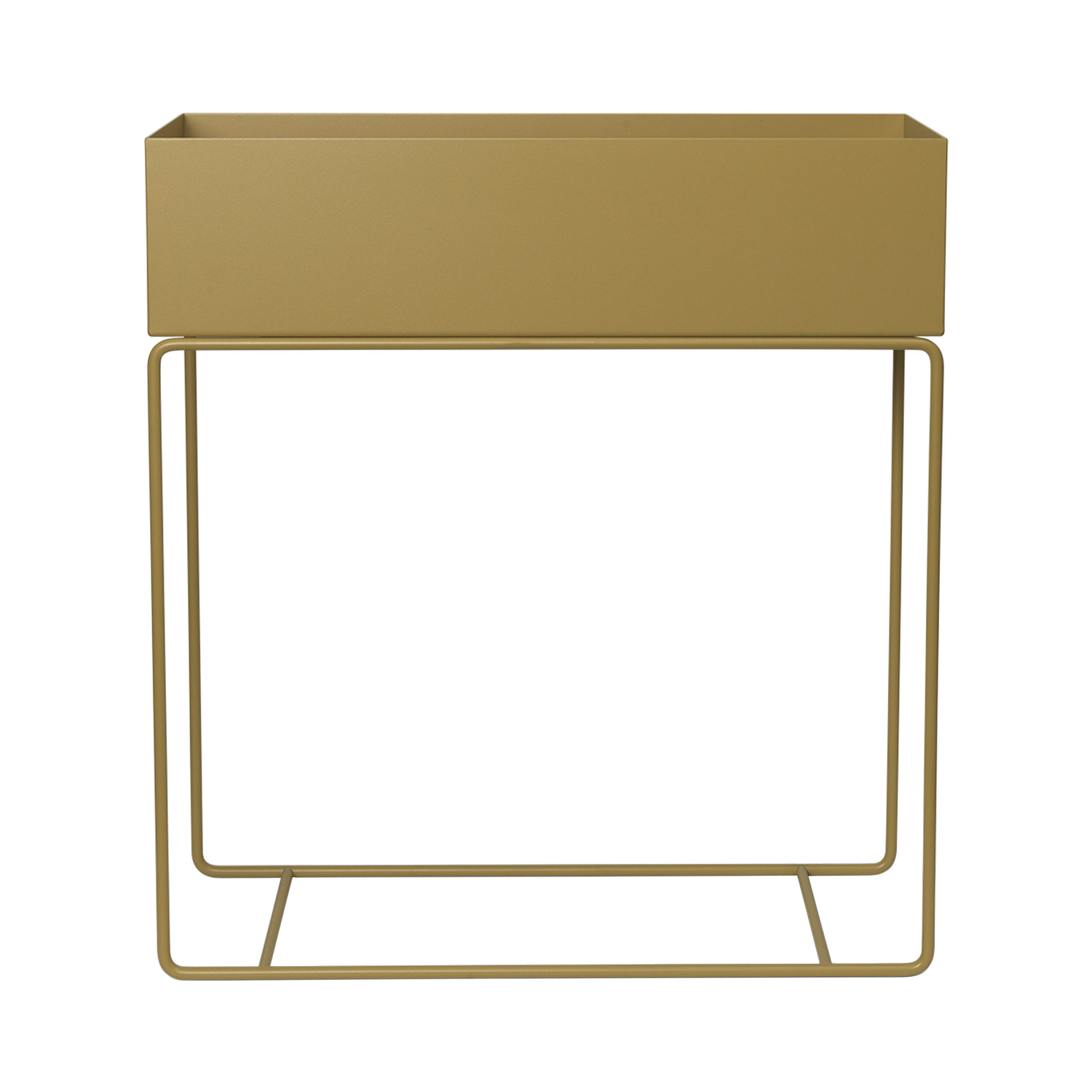 Ferm Living Yellow - Standing Flowerpot Plant Box - Steel