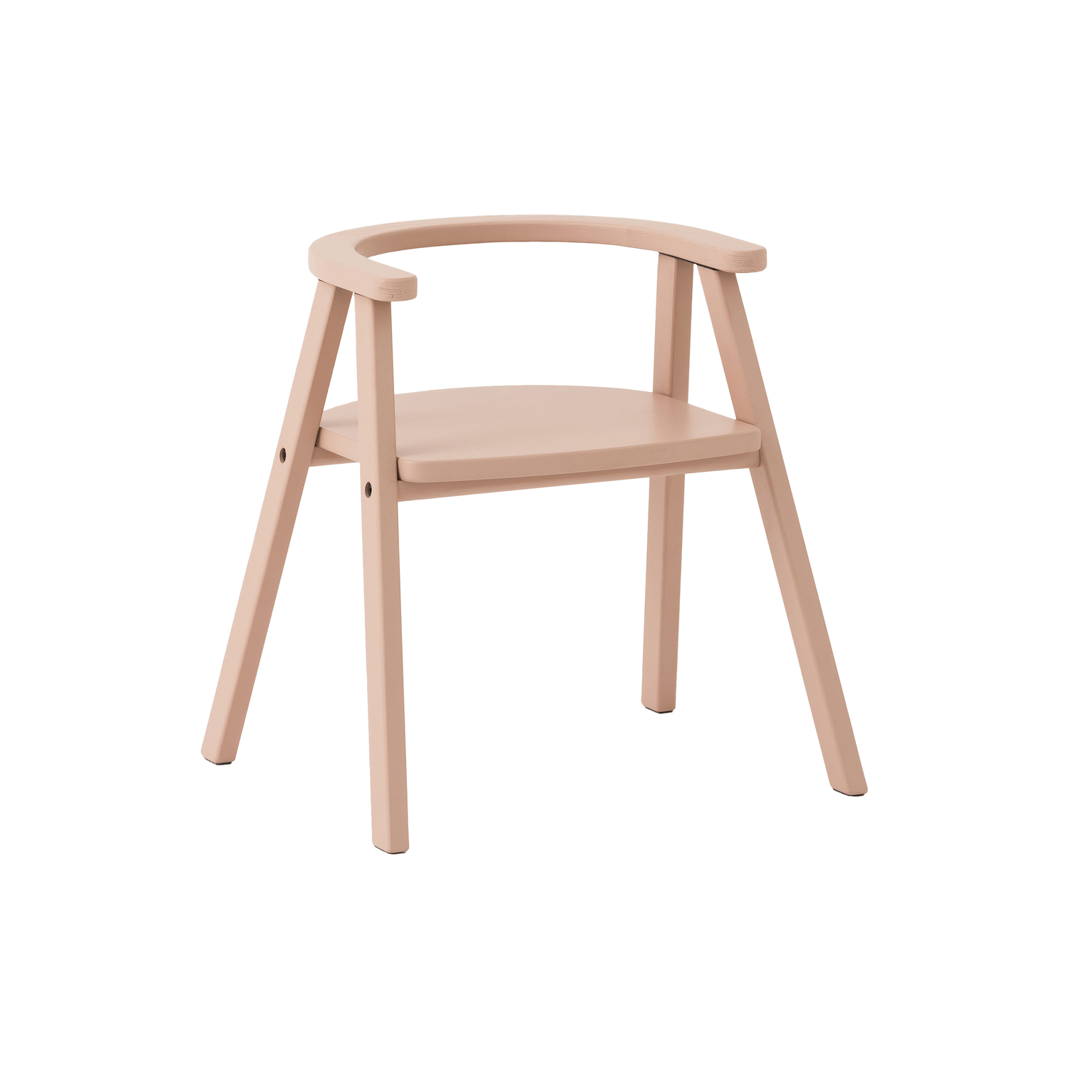 Nobodinoz Green/Pink - Children's Chair Growing - Natural Beechwood - Designer Marc Venot