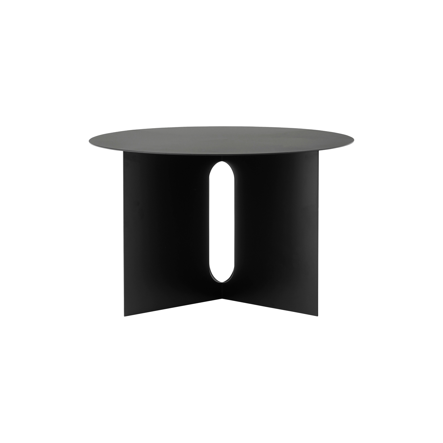 Audo Copenhagen Black - Coffee Table Androgyne - Epoxy Steel - Designer Danielle Siggerud