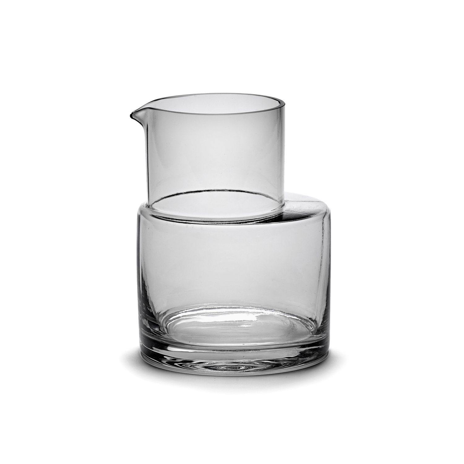 Valerie Objects - Karaffe Inner Circle - Grau - Glas - Designer Maarten Baas