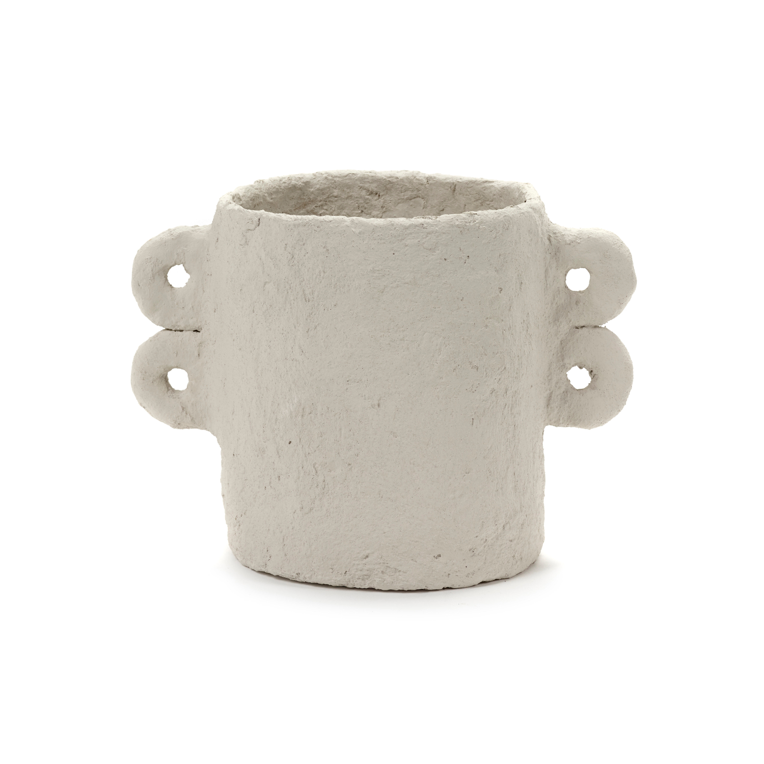 Serax White - Pot Earth - Recycled Papier Mâché - Designer Marie Michielssen