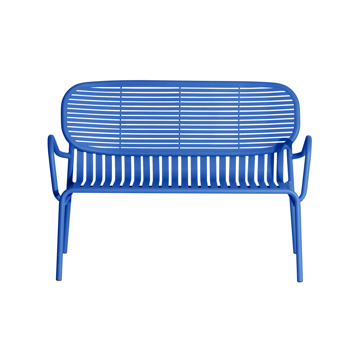 Petite Friture Blue - Bench Week-End - Powder Coated Epoxy Aluminium - Designer Studio Brichetziegler