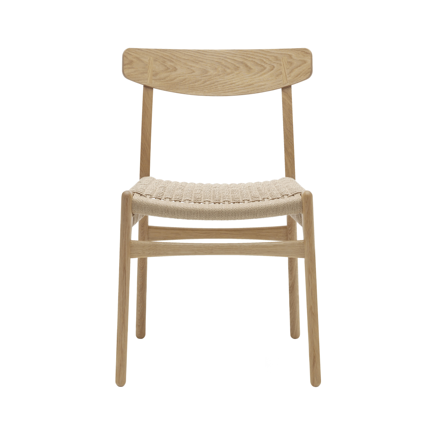 Carl Hansen & Son - Chair Wegner - Natural Wood - Oiled Oak Plywood - Designer Hans J. Wegner