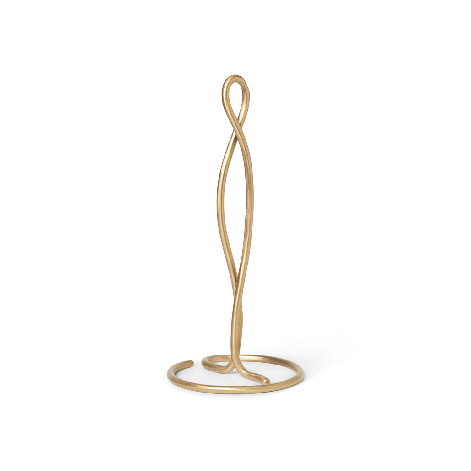 Ferm Living Gold - Kitchenroll Holder Curvature - Metal - Solid Brass