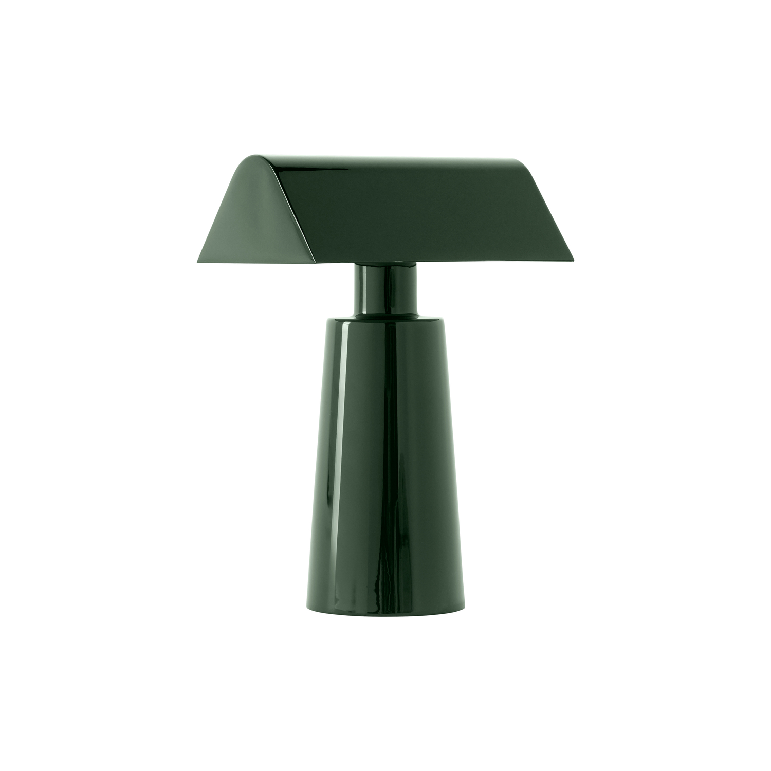 Tradition Green &Tradition - Wireless Rechargeable Lamp Caret - Lacquered Steel - Designer Matteo Fogale