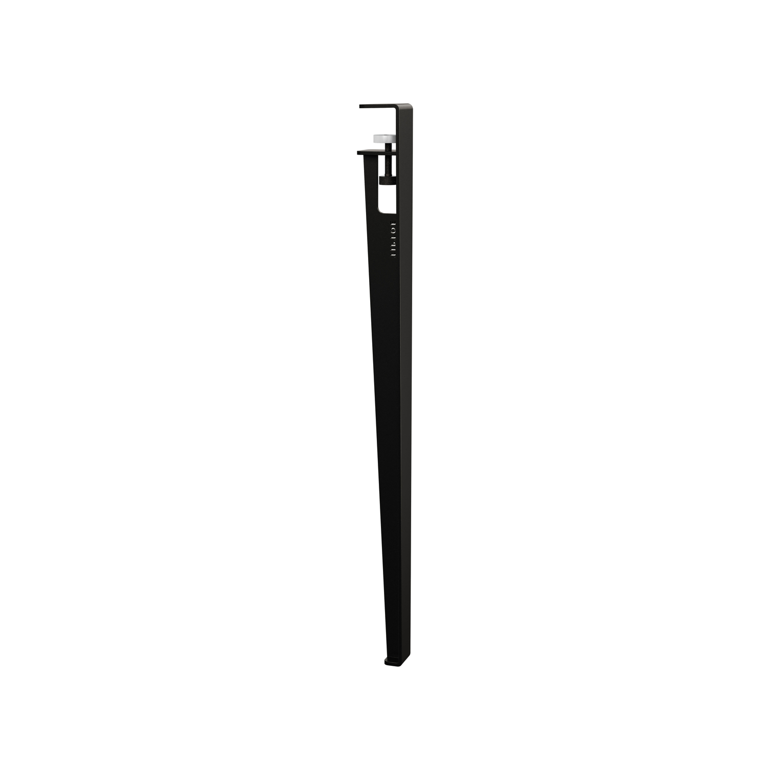 Tiptoe Black - Base, Legs Pieds & Plateaux - Powder Coated Steel - Designer Matthieu Bourgeaux