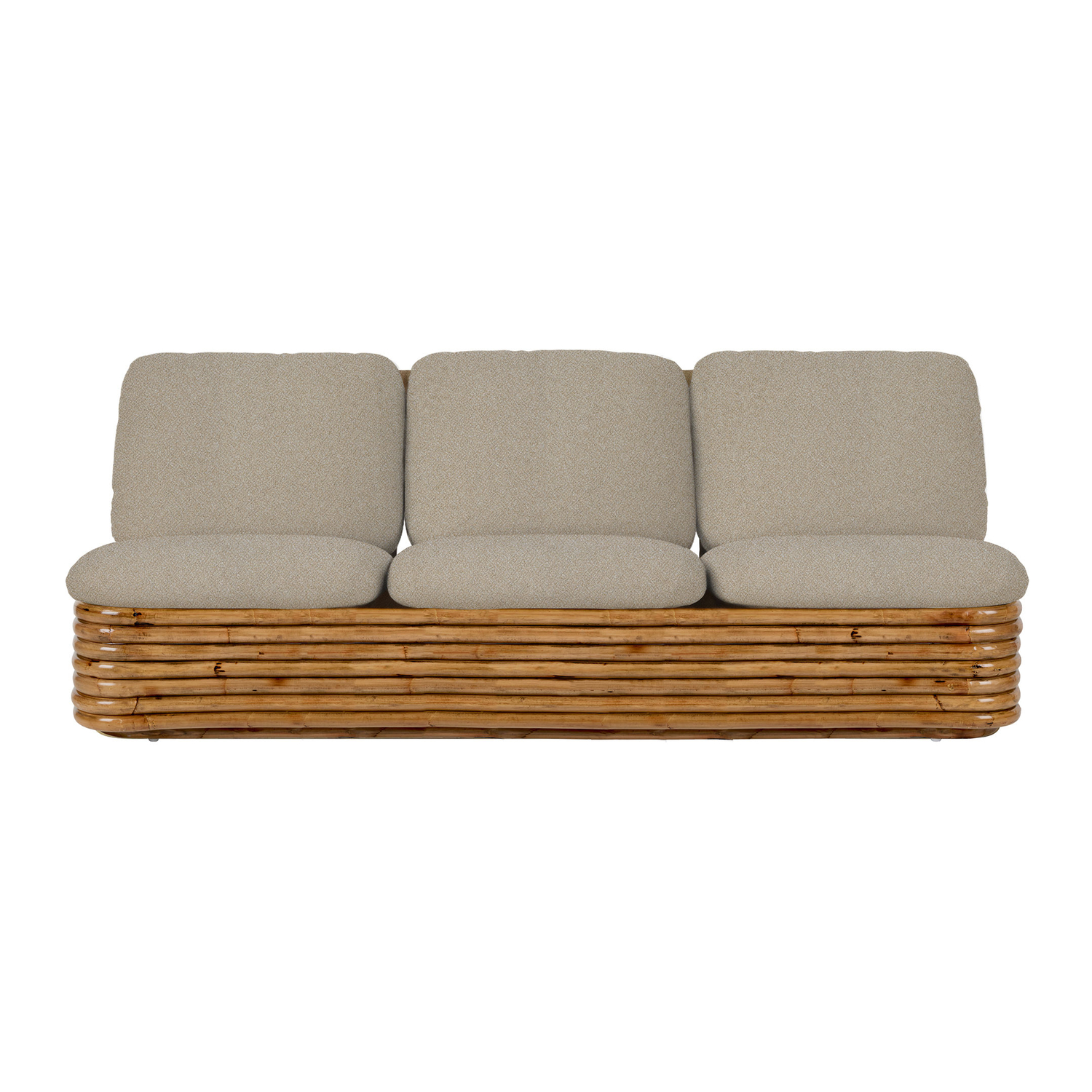 Gubi - Divano 3 posti o più Bohemian 72 - Beige - Midollino - Designer Gabriella Crespi