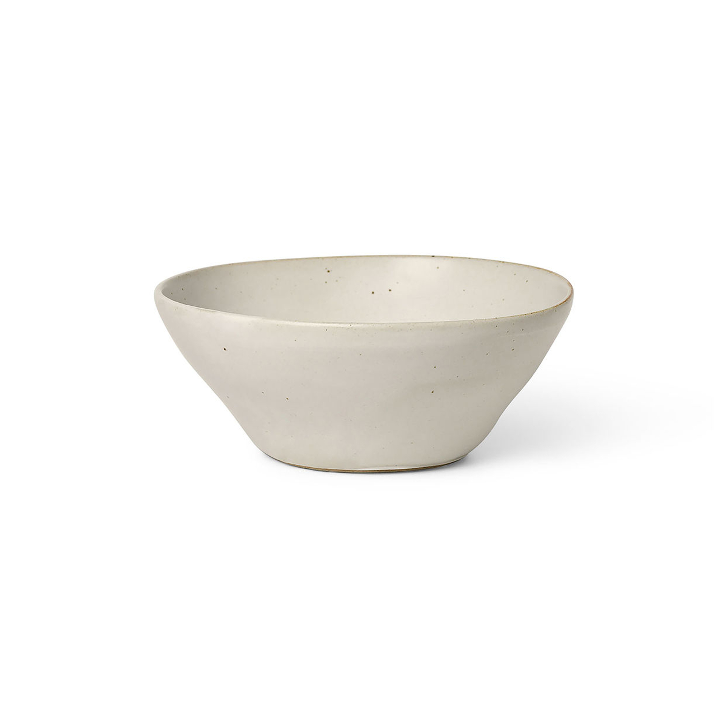 Ferm Living White - Bowl Flow - Enamelled China