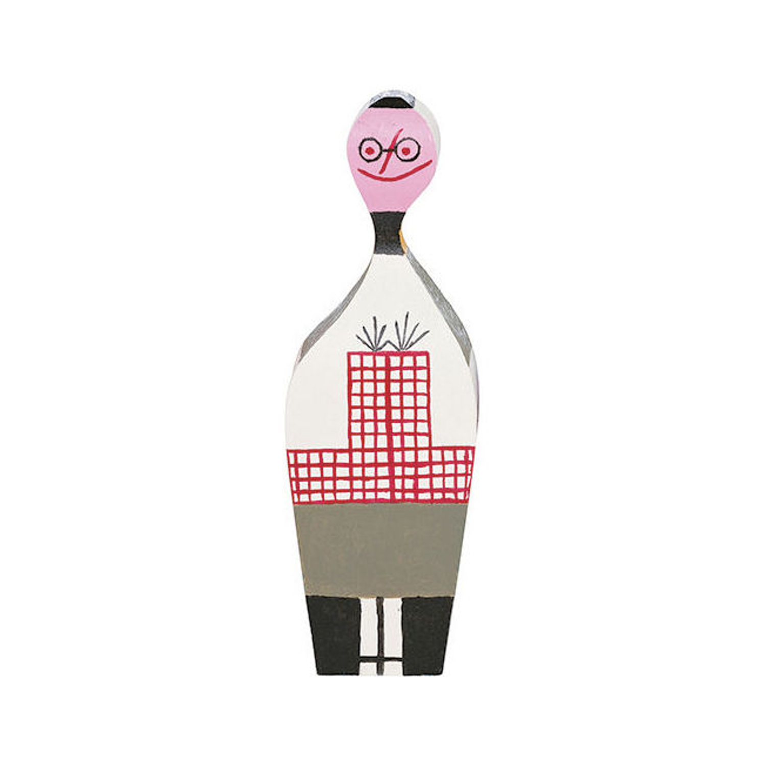 Vitra - Decoration Wooden Dolls Collection - Multicoloured - Fir-Tree - Designer Alexander Girard