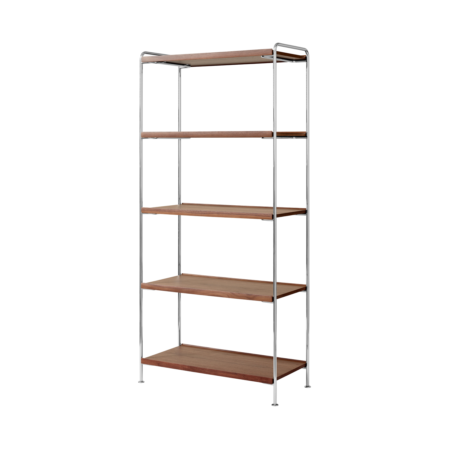 &tradition - Étagère Alima - Marron - Placage de noyer - Designer Note Design Studio