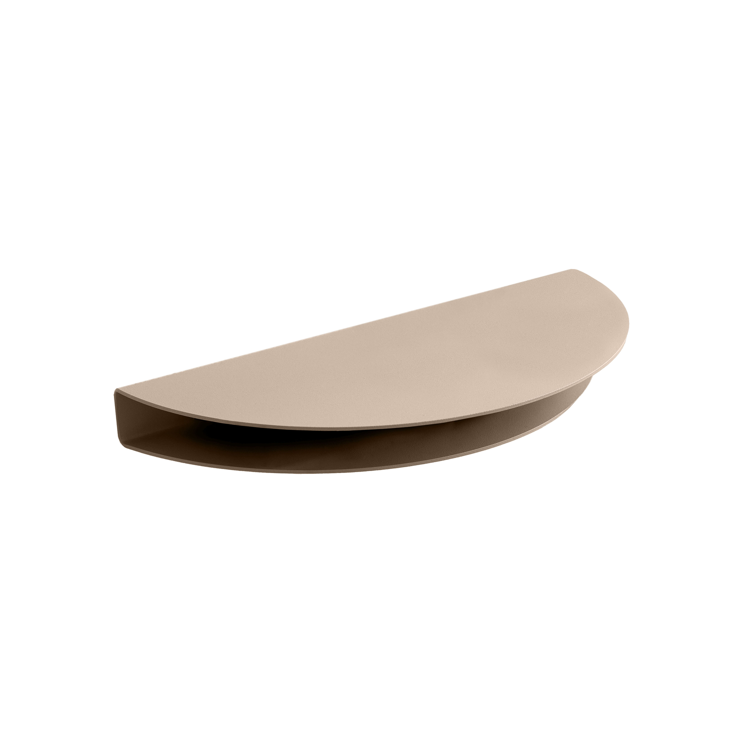 Moebe - Shelf Half Moon - Grey - Steel