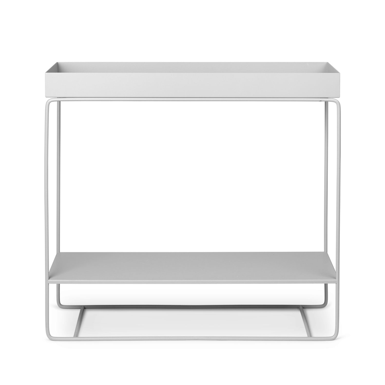 Ferm Living Grey - Standing Flowerpot Plant Box - Epoxy Lacquered Steel - Designer Trine Andersen