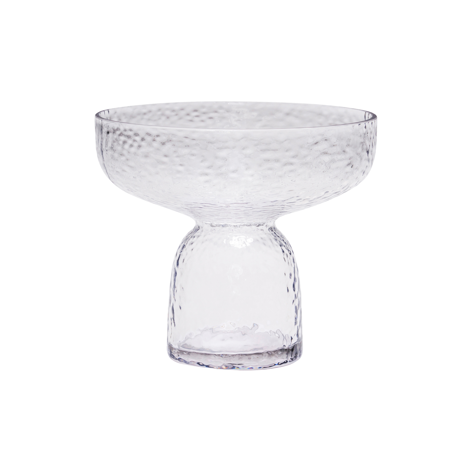 Hübsch Light/Grain - Vase Aino - Transparent - Mouth Blown Glass