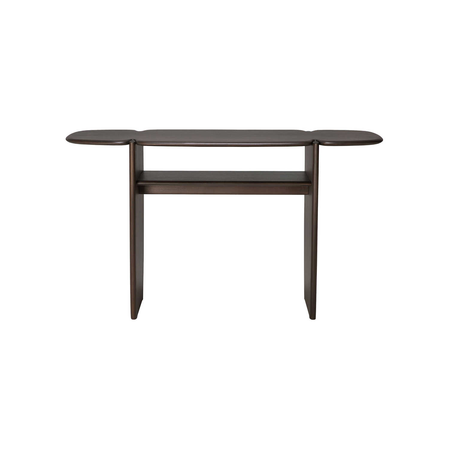 Ethnicraft Dark - Console Pi - Natural Wood - Stained Solid Mahogany - Designer Alain Van Havre