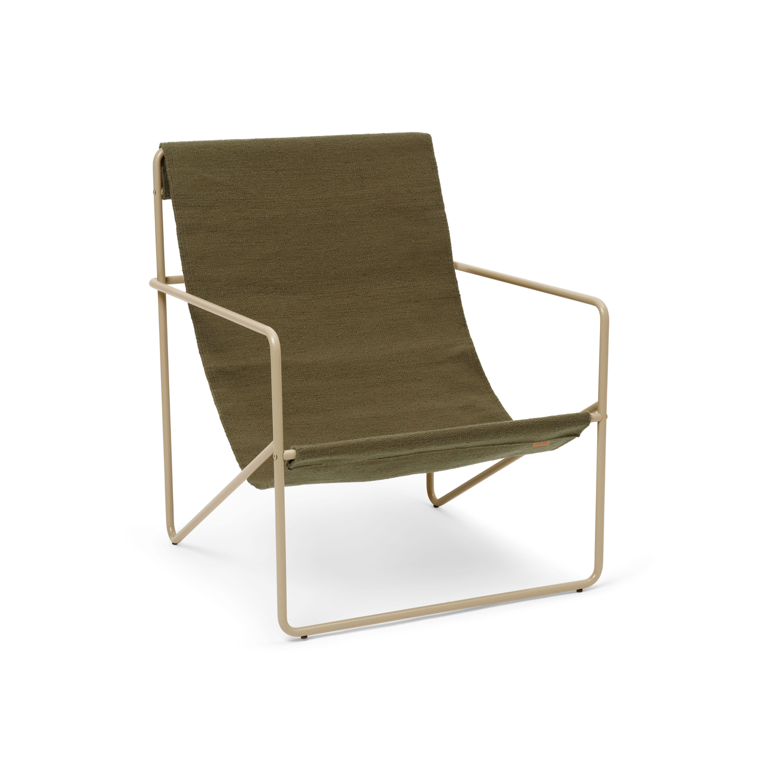 Ferm Living - Armchair Désert - Green - Recycled Fabric - Designer Trine Andersen