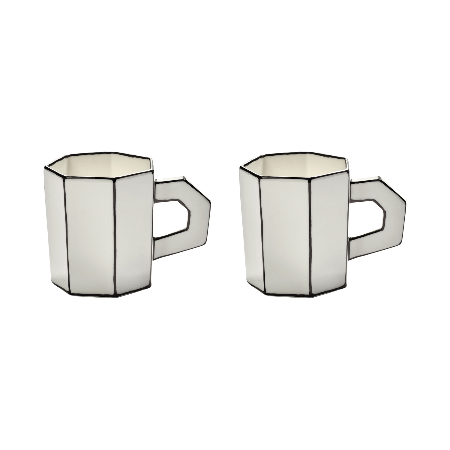 Serax White - Set Of 2 Carte Blanche - China - Designer Annebet Philps