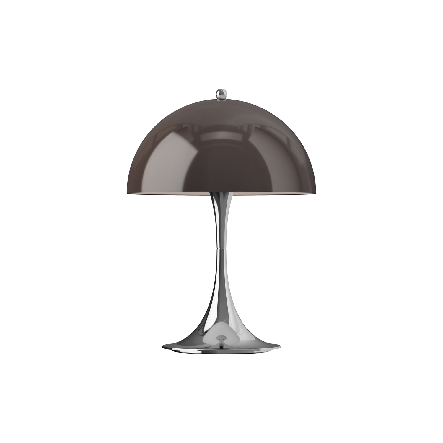 Louis Poulsen Brown - Wireless Rechargeable Lamp Panthella - Abs - Designer Verner Panton
