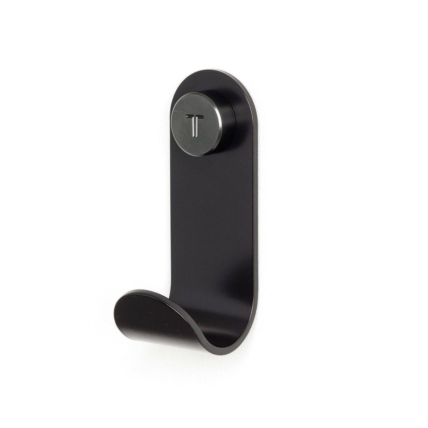 Tiptoe Black - Hook Jo - Powder Coated Steel - Designer Matthieu Bourgeaux