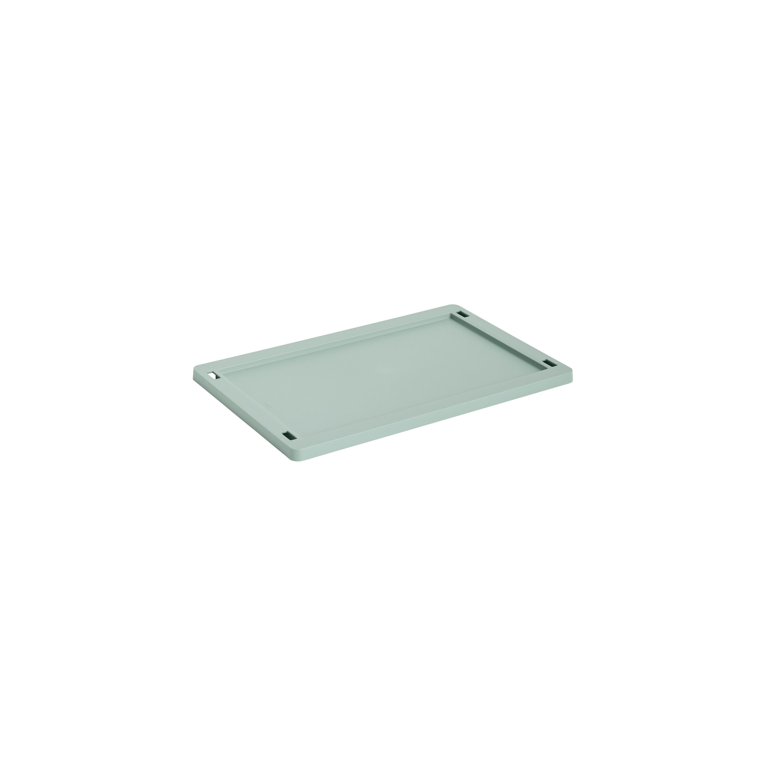 Hay Green - Lid Colour Crate - Recycled Polypropylene - Designer Studio