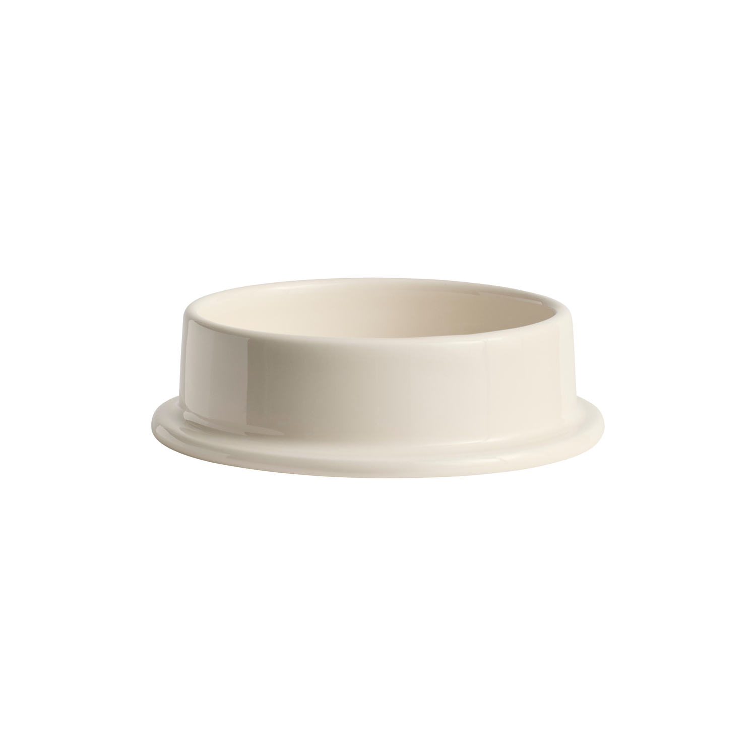 Hay White - Candle Stick Column - Enamelled Earthenware
