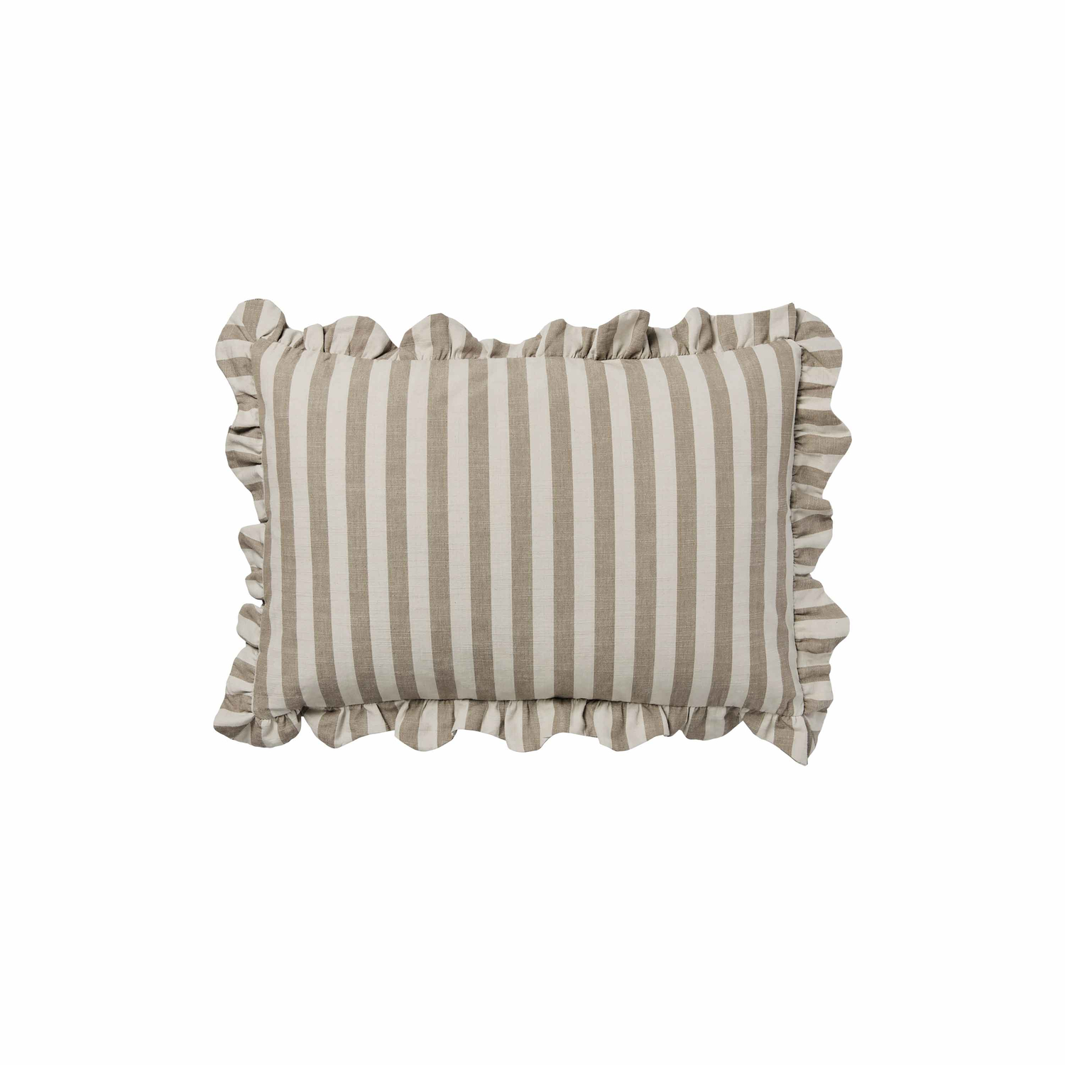 Broste Copenhagen Beige - Cushion Cover Ina - Cotton